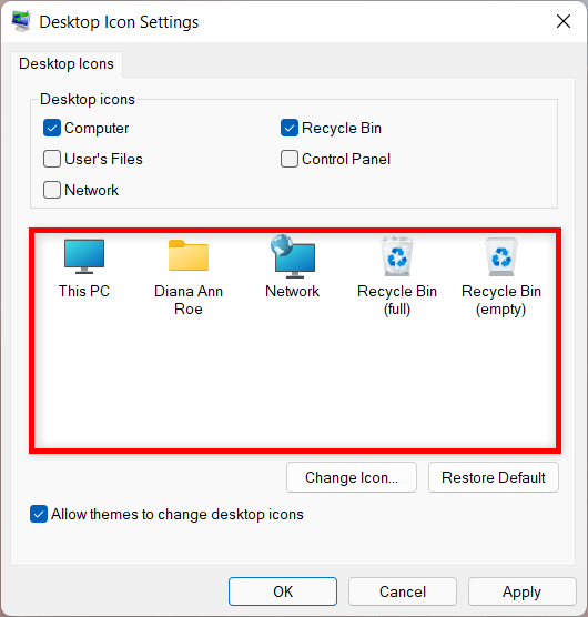 How to change a shortcut icon in Windows 11 and Windows 10