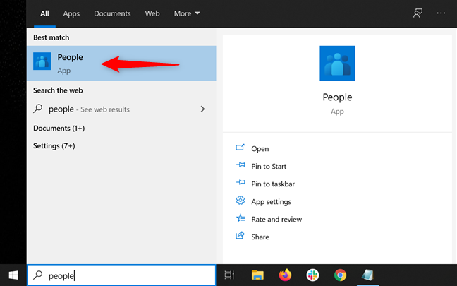 How to use the People app in Windows 10