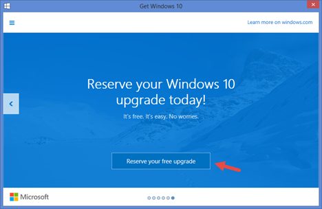 How To Reserve Your Free Upgrade To Windows 10