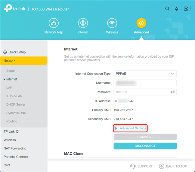 How to find and change the DNS settings on your TP-Link Wi-Fi 6 router