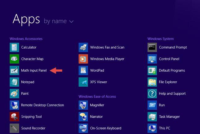 How to do math with the Math Input Panel in Windows