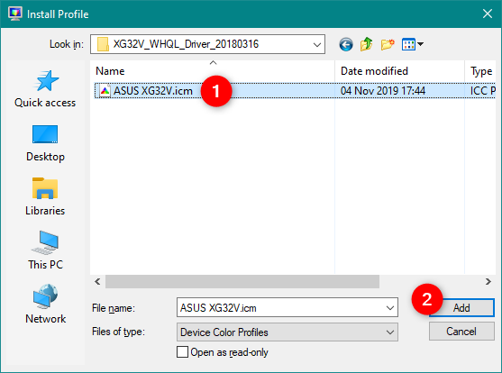 What is an ICM file? How to use it to install a color profile, in Windows 10?