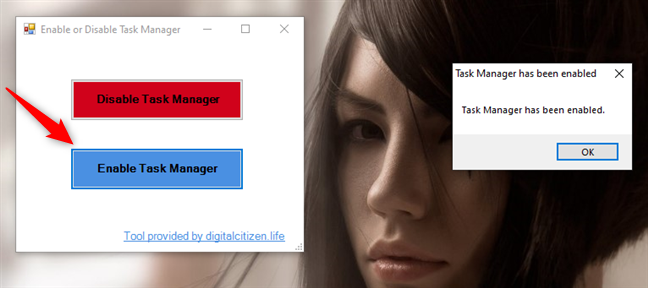 How disable the Task Manager in Windows 10