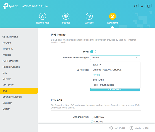 How to enable IPv6 on your TP-Link Wi-Fi 6 router