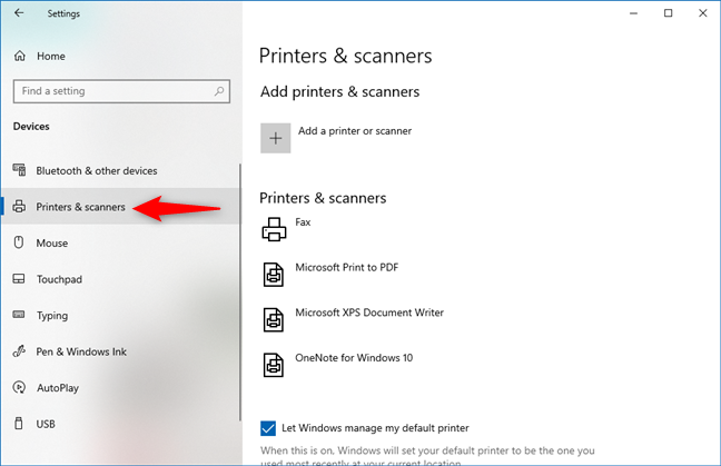 How to add a local printer on your Windows 10 computer, using a USB cable