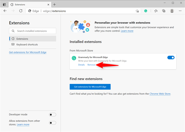 How to get, configure, and remove Microsoft Edge extensions