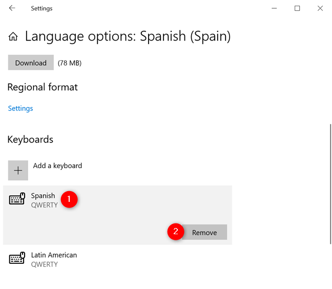 How to change the keyboard language on Windows 10