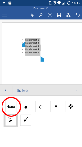 How To Create Lists In Microsoft Word For Android