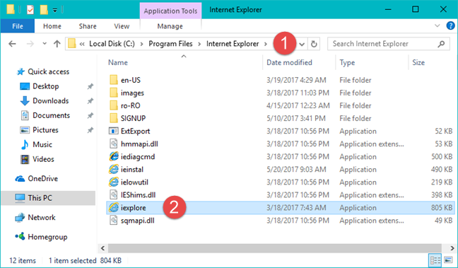 9 ways to start Internet Explorer in all Windows versions