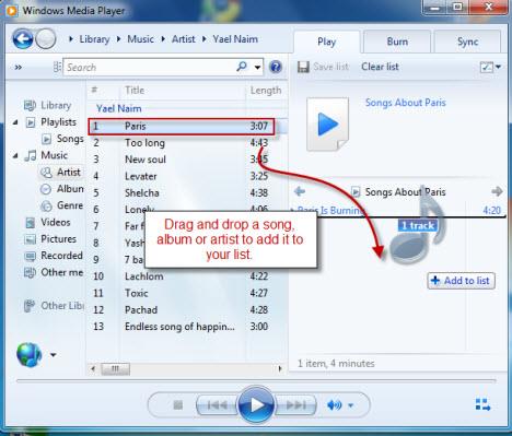 How to Create Playlists in Windows Media Player 12