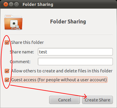 How to Share Folders in Ubuntu & Access them from Windows 7