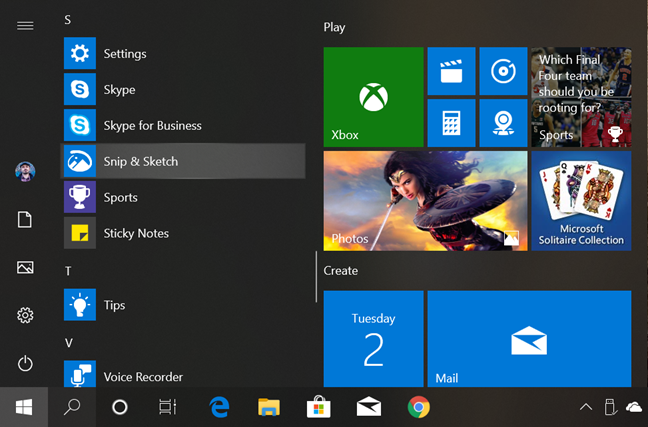 How to use Snip & Sketch to take screenshots in Windows 10