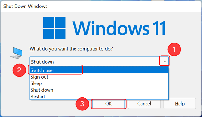 7 ways to switch the user in Windows 11