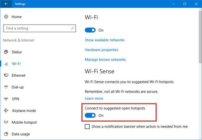 What is Wi-Fi Sense in Windows 10 and how to use it