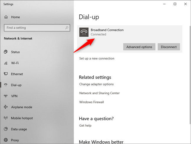 How to set up and use PPPoE internet connections in Windows 10