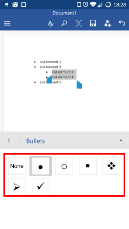 How To Create Lists In Microsoft Word For Android