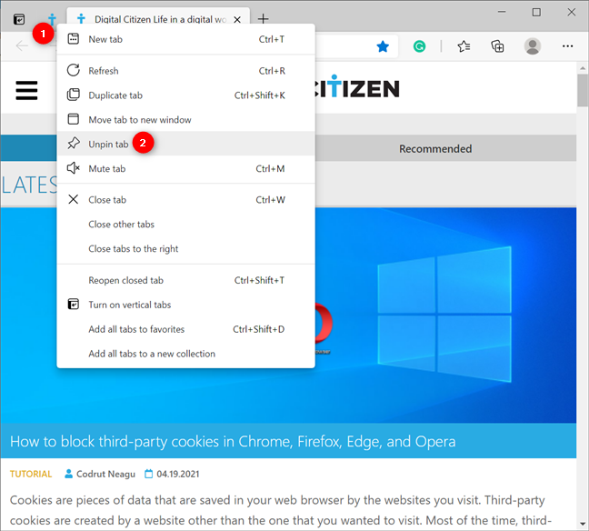 12 ways to manage tabs in Microsoft Edge