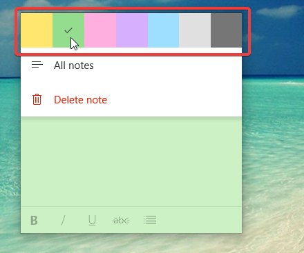 How to use Sticky Notes in Windows 10