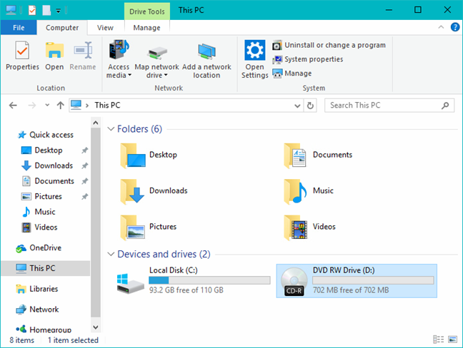 How to burn discs in Windows, using File Explorer or Windows Explorer