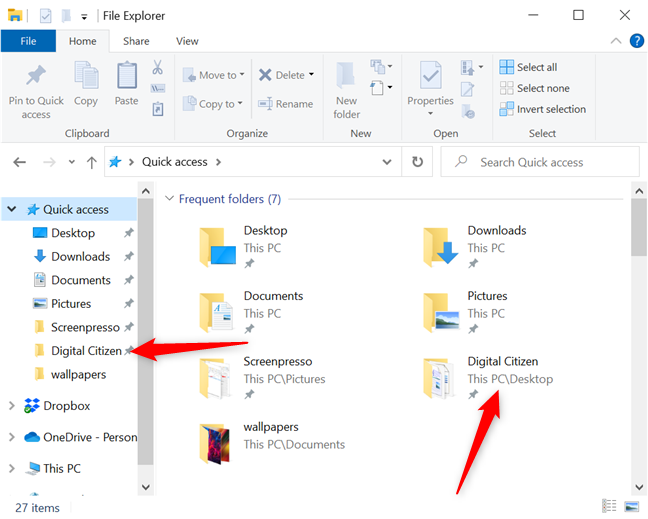 4 ways to pin items to Quick access in File Explorer