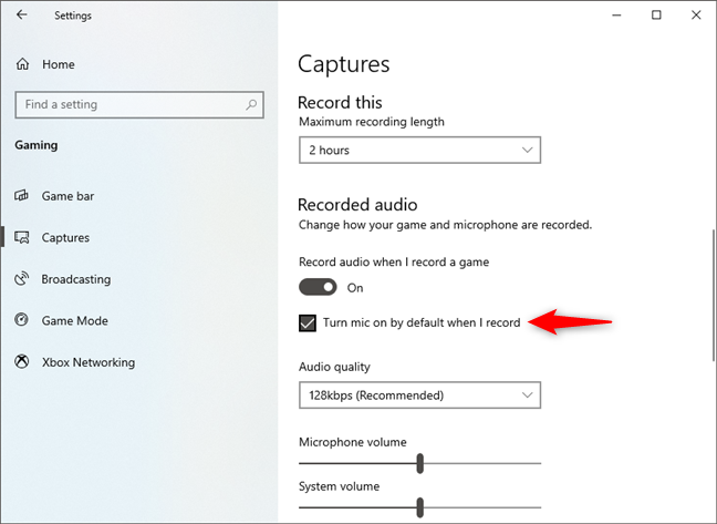 How can I record my gameplay on a Windows 10 PC?