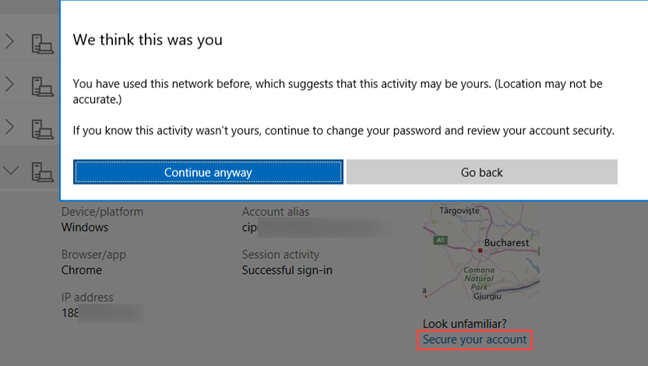 My Microsoft or Hotmail account was hacked? How to check the recent activity on my account