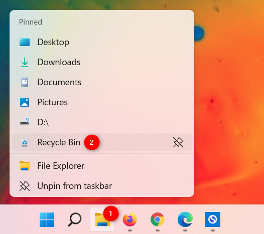 Where is the Recycle Bin in Windows 10 and Windows 11?