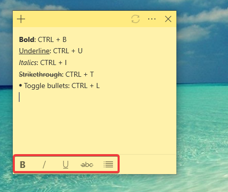 How to use Sticky Notes in Windows 10