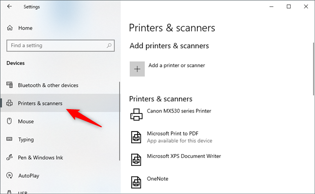 How to share your printer with the network, in Windows 10