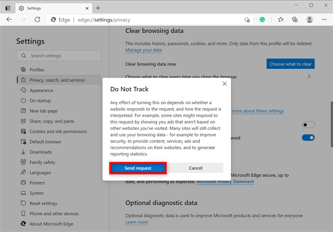 How to enable Do Not Track in Chrome, Firefox, Edge, and Opera