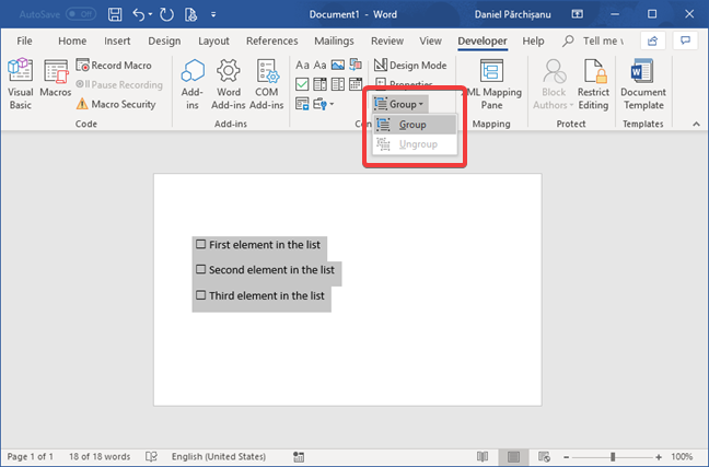 Create checklists with check boxes, and how to edit them, in Microsoft Word