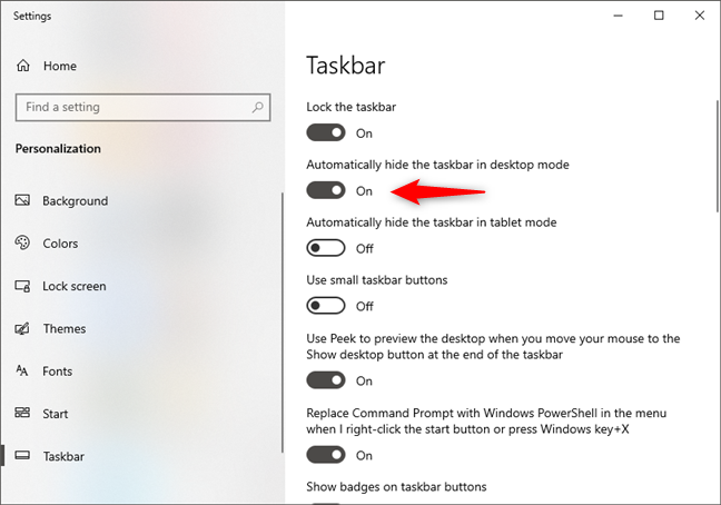 3 ways to hide the taskbar in Windows 10