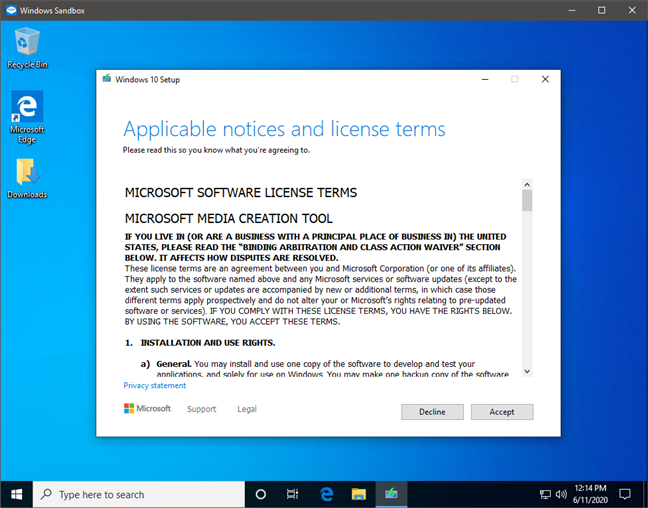 How to configure Windows Sandbox (run apps/scripts, share folders, etc.)