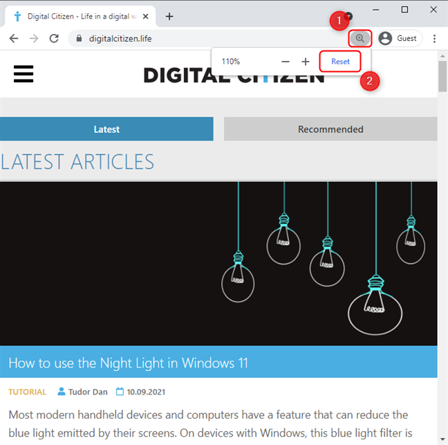 How to zoom in and zoom out in your web browser