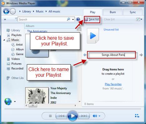 How to Create Playlists in Windows Media Player 12