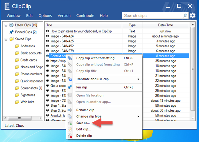 How to view and manage the clipboard in Windows 7 and Windows 8.1