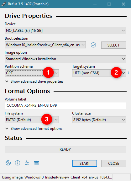 How to make a bootable USB drive with Windows, Ubuntu or FreeDOS