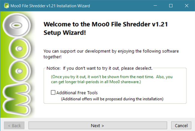 Moo0 File Shredder