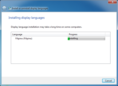 Install & Change to a New Display Language in Windows 7 Home & Pro