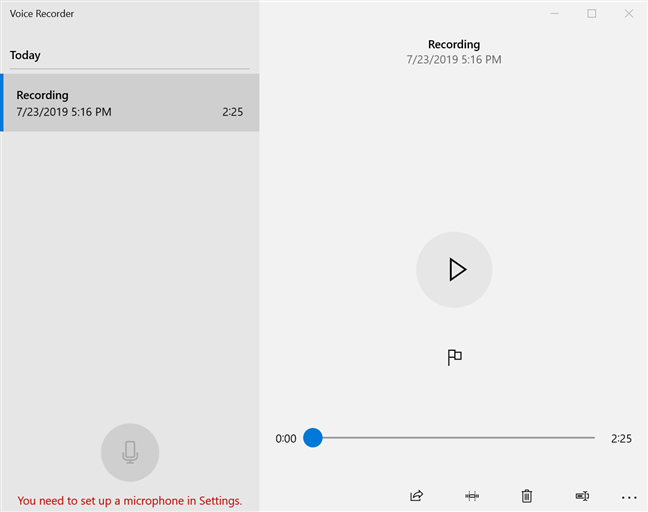 How to use the Voice Recorder in Windows 10 to record audio