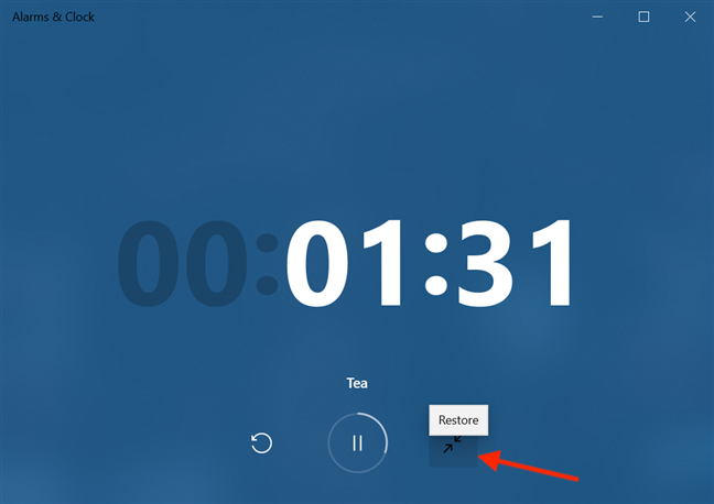 How to use the Windows 10 Timer