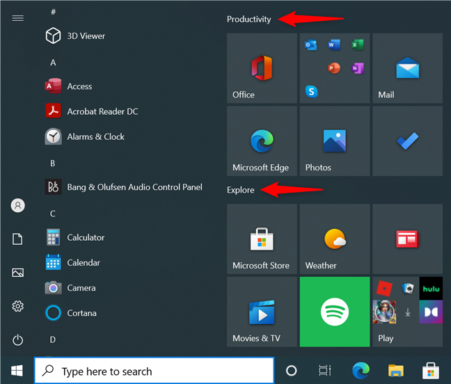 10 ways to organize and change the Windows 10 Start Menu