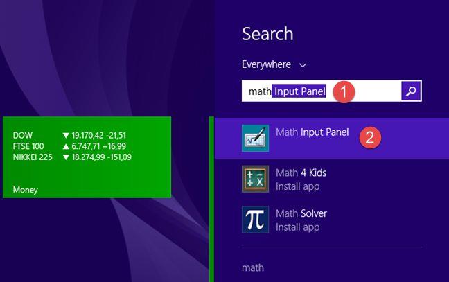 How to do math with the Math Input Panel in Windows