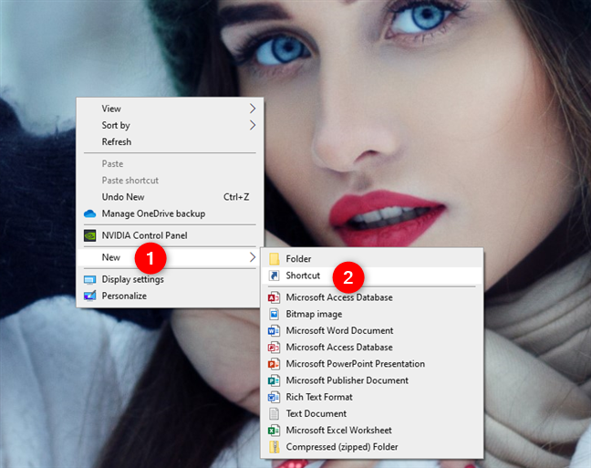 How to create shortcuts with parameters in Windows 10