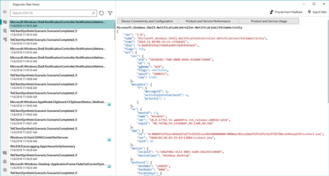 How to use Diagnostic Data Viewer and see what data Windows 10 sends to Microsoft