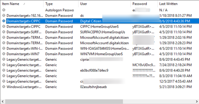 How to read the passwords stored by Windows, and which are easy to crack