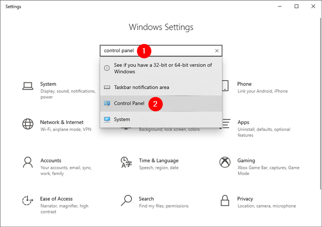 17 ways to open Control Panel in Windows 11 and Windows 10