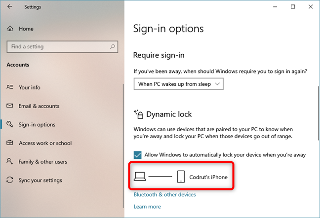 How to automatically lock Windows 10 with your smartphone