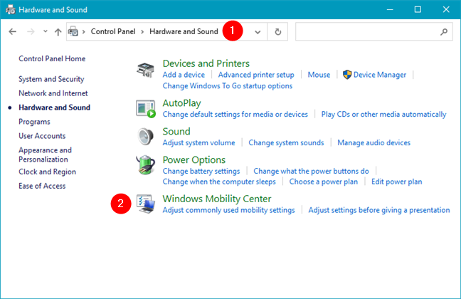 How to open Windows Mobility Center (11 ways)