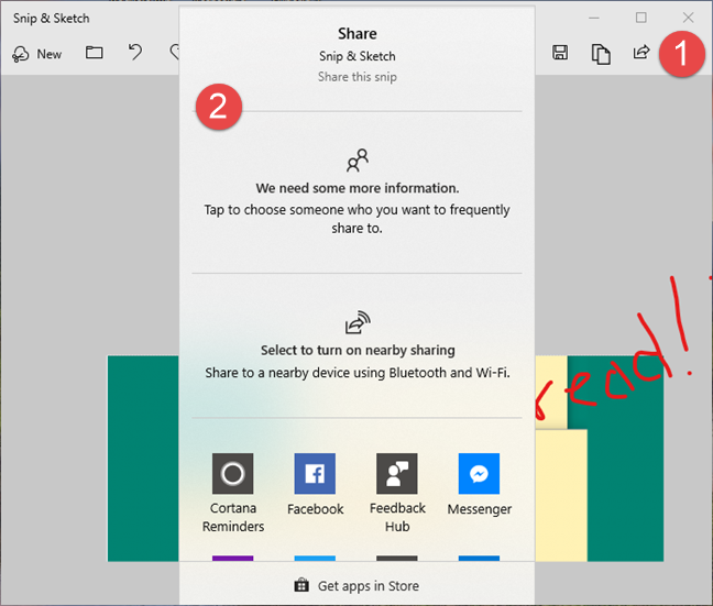 How to edit screenshots and images using Snip & Sketch